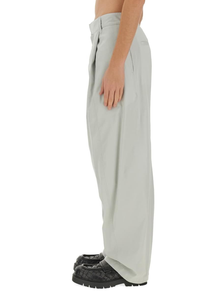 Bottega Veneta Men Silk And Cotton Pants