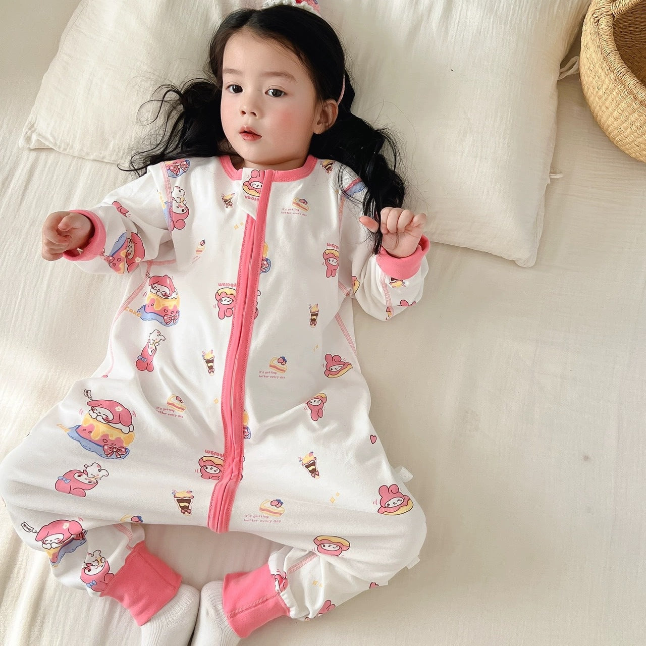 New Double-Layer Baby Sleeping Bag for Kids (All Cotton)