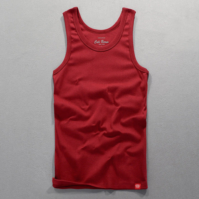 Men's Stretch Cotton Fitness Undershirt for All Seasons