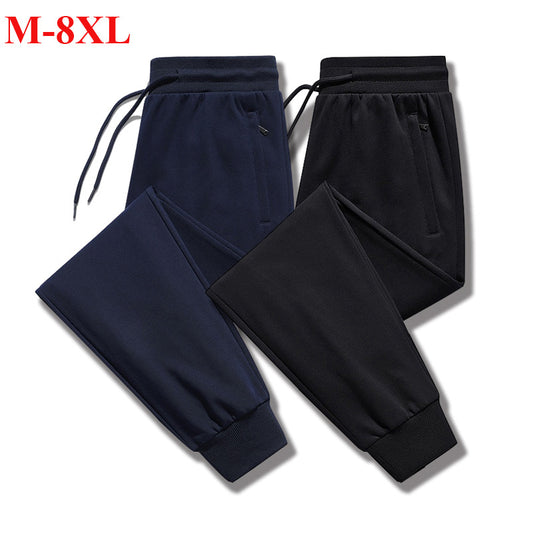 Men's 100% Cotton Loose Leg Casual Sweat Pants