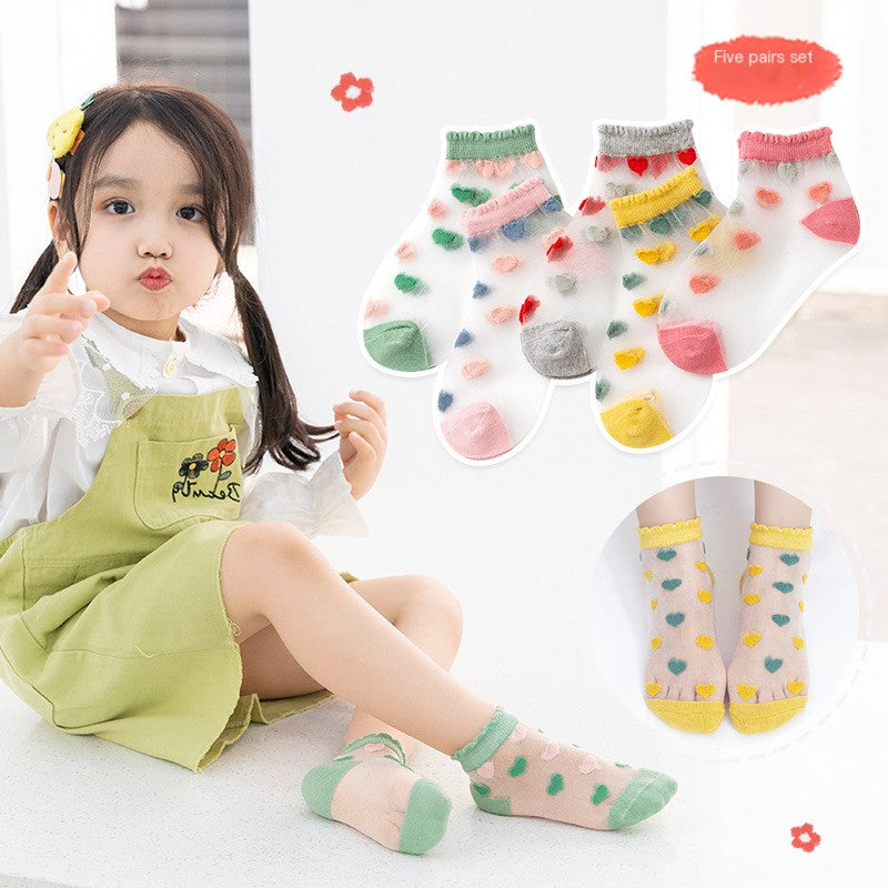 Breathable Cotton Summer Socks for Children