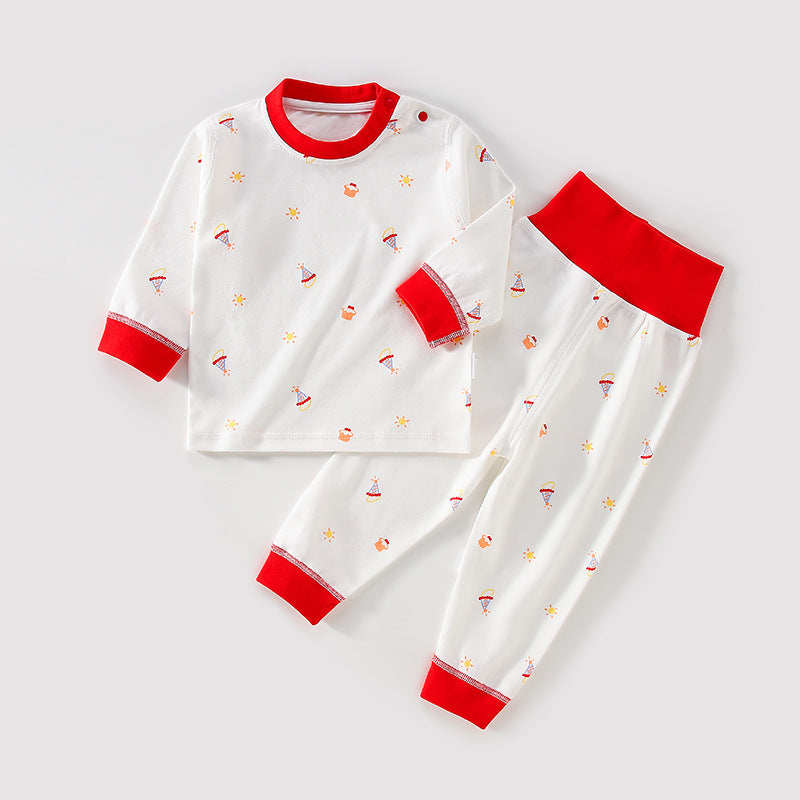 Kids' Cotton Fall Pajama Set for Toddlers and Infants