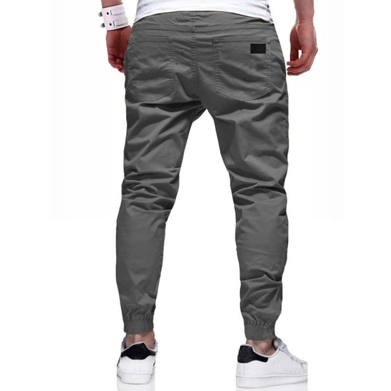 Men's Casual Cotton Work Pants for All Seasons