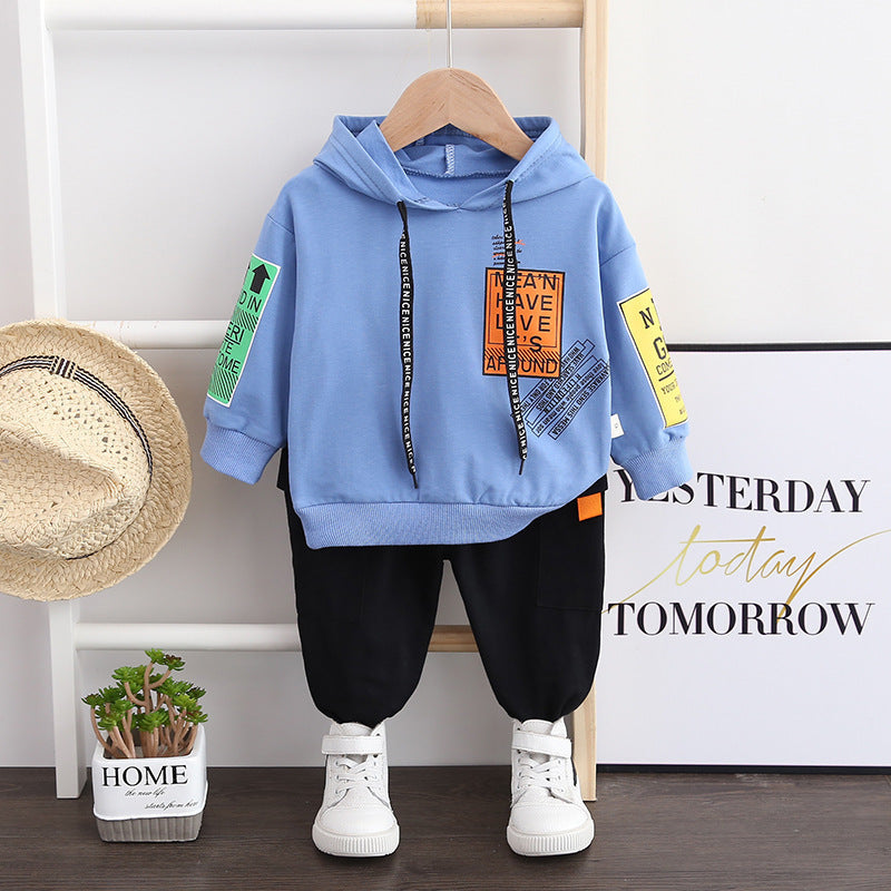 2020 Kids Cotton Hoodie & Pants Set for Spring/Fall