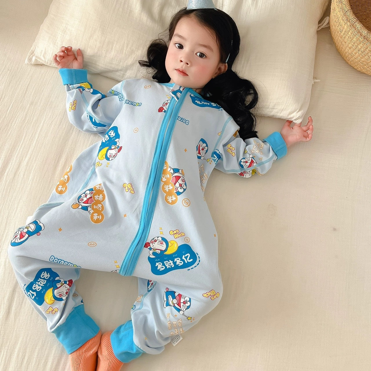 New Double-Layer Baby Sleeping Bag for Kids (All Cotton)
