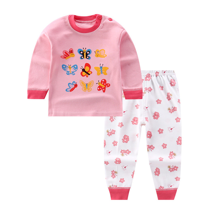 Kids' Cotton Fall Pajama Set for Toddlers and Infants