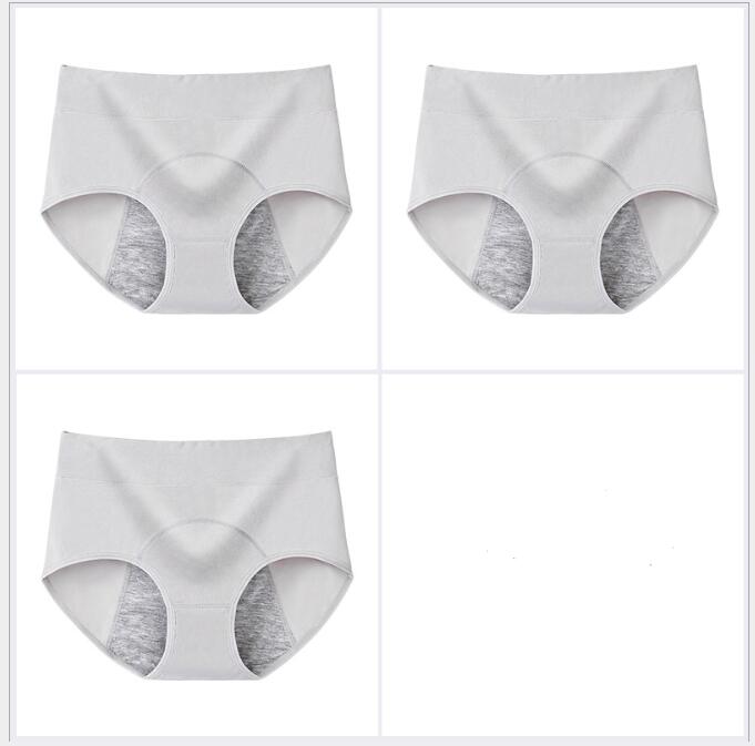 100% Cotton High-Waisted Antibacterial Period Underwear