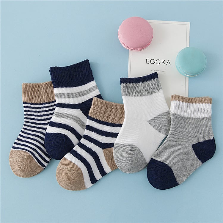 Children's Winter Cotton Striped Socks