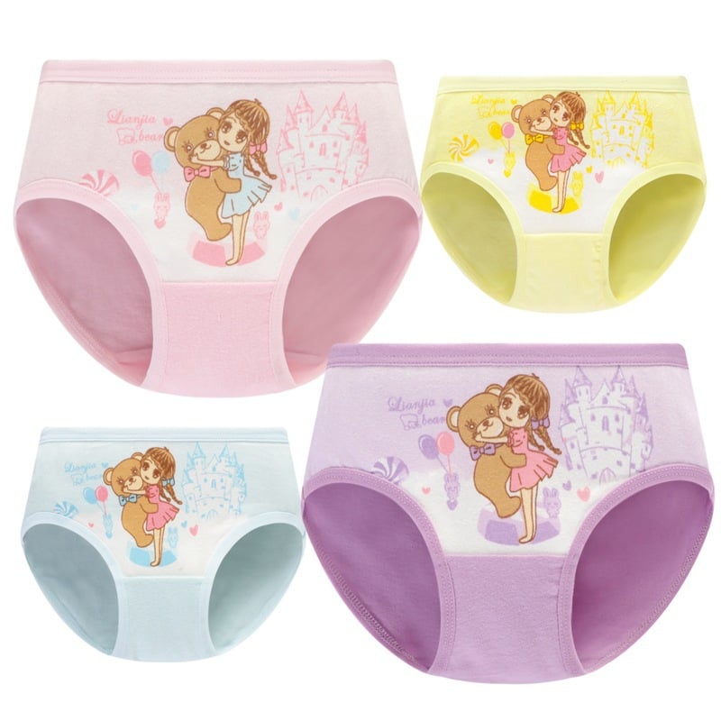 Cotton Girls' Underwear - Children's Briefs & Shorts