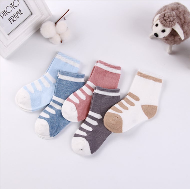 Korean Edition Cotton Baby Socks for Wholesale
