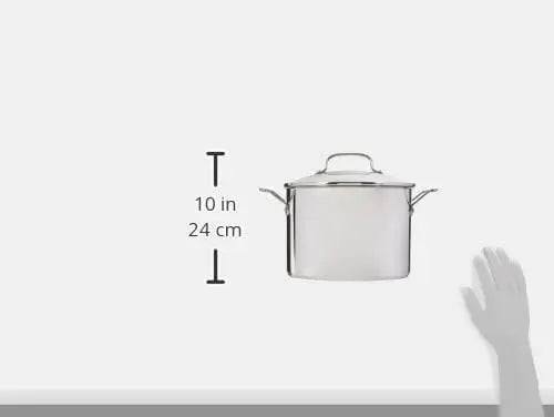 11-Piece Cookware Set, Chef's Classic Stainless Steel Collection 77-11G