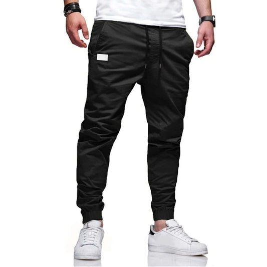 Men's Casual Cotton Work Pants for All Seasons