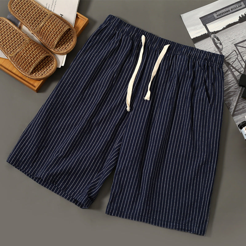 Men's Casual Cotton Linen Shorts