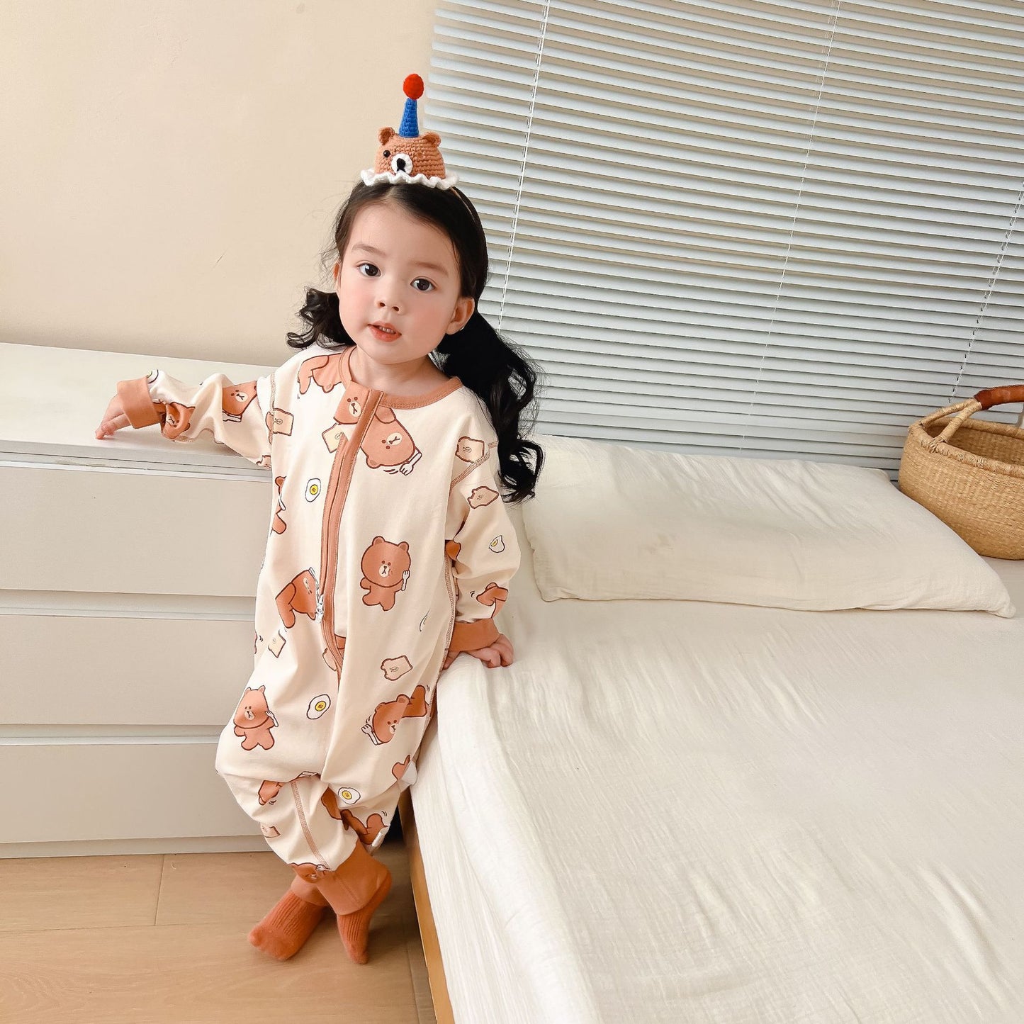 New Double-Layer Baby Sleeping Bag for Kids (All Cotton)