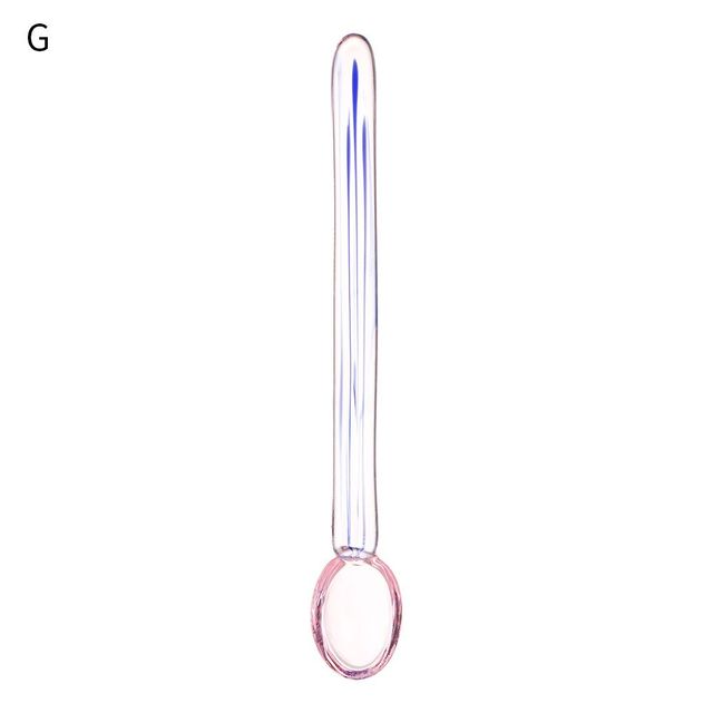 Colored Glass Spiral Coffee Stirring Spoon