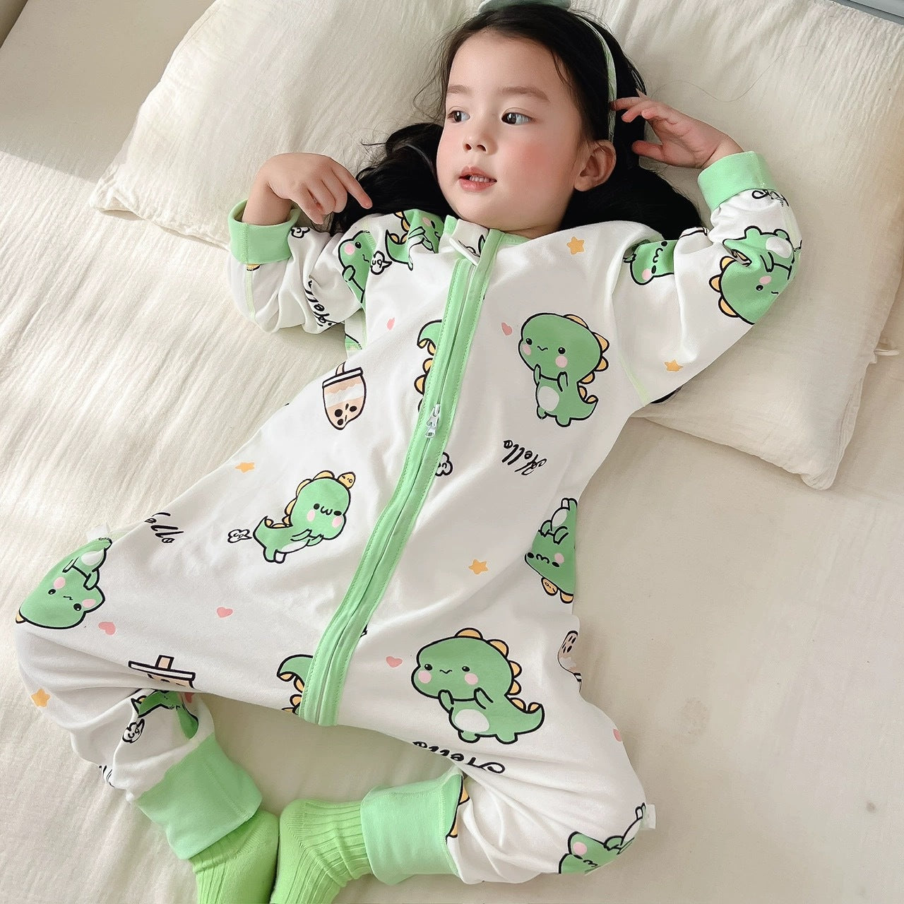 New Double-Layer Baby Sleeping Bag for Kids (All Cotton)