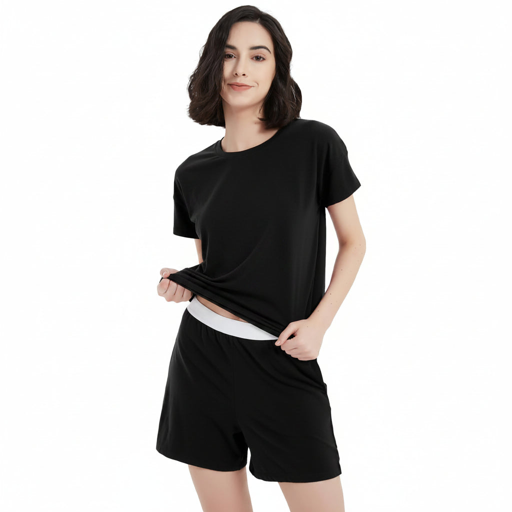 Merino Wool Pajamas Women 2 Piece Pjs Lounge Sets