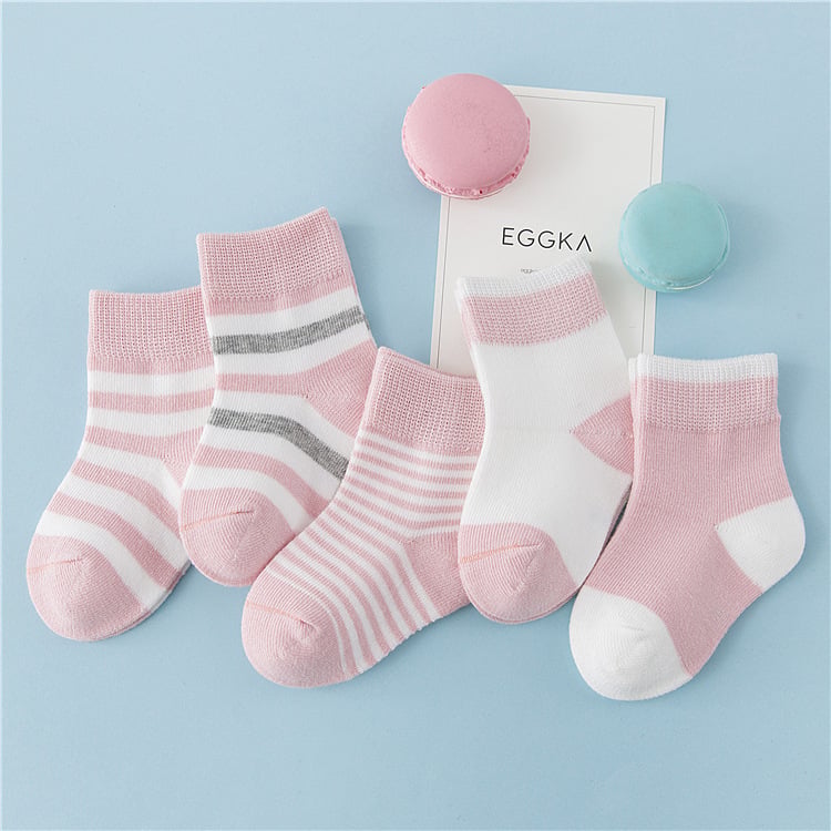 Children's Winter Cotton Striped Socks