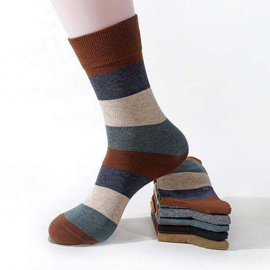 Colorful Cotton Casual Socks for Men