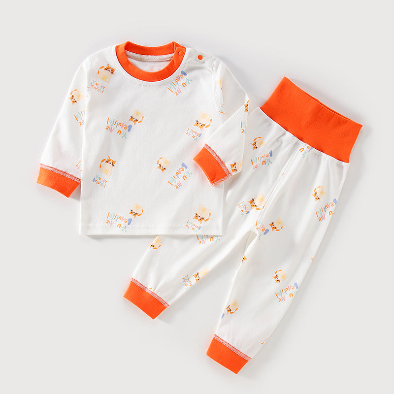 Kids' Cotton Fall Pajama Set for Toddlers and Infants