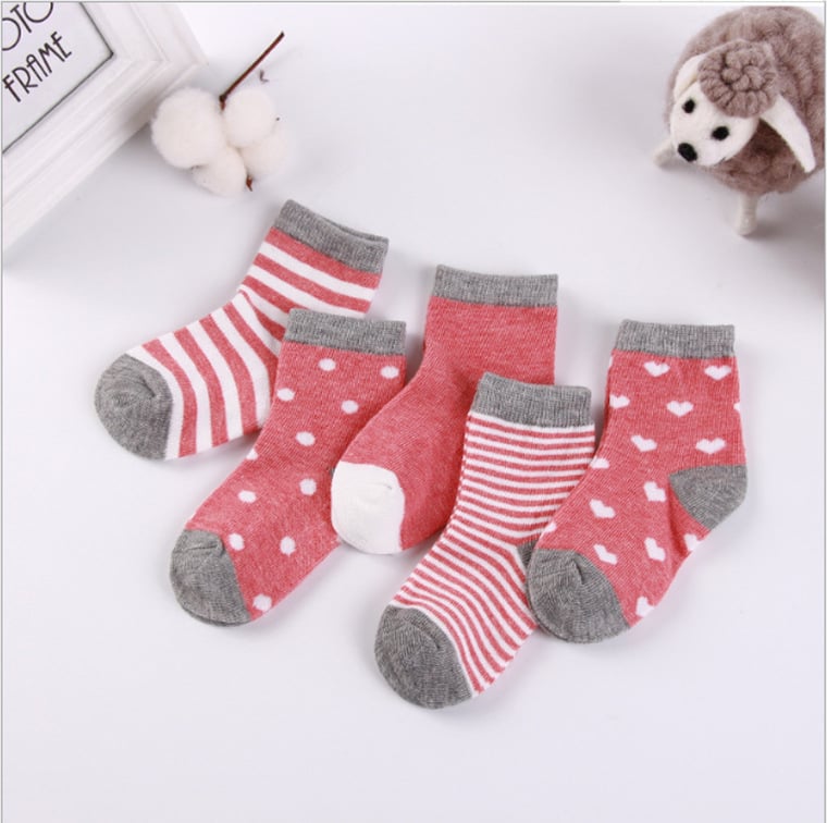 Korean Edition Cotton Baby Socks for Wholesale