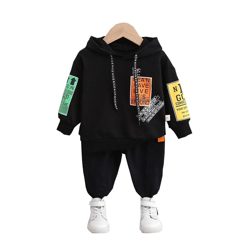 2020 Kids Cotton Hoodie & Pants Set for Spring/Fall