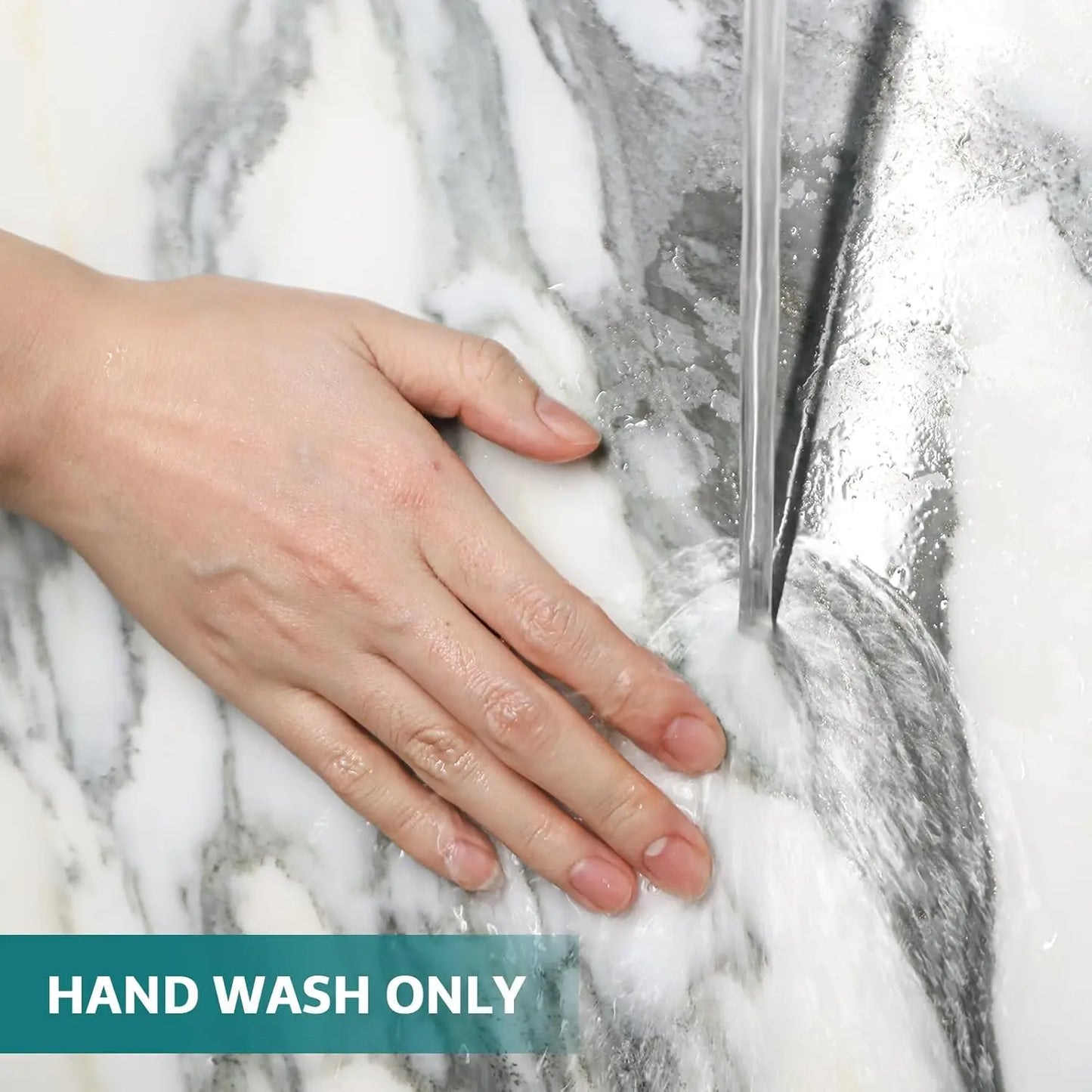 Marble Stone Cutting Board For Kitchen, 20x16 Inch White Lnk Large Marble Pastry Board With Non-Slip Feet For Baking, Ch
