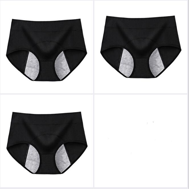 100% Cotton High-Waisted Antibacterial Period Underwear