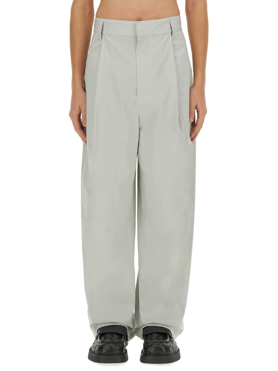 Bottega Veneta Men Silk And Cotton Pants