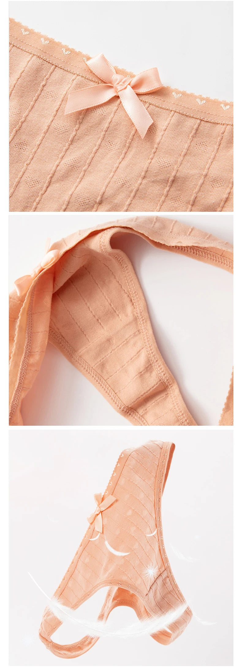 1Pcs Cotton Underwear For Woman Soft Breathable T-back Women's Panties Female Low-Rise Thongs Intimates BANNIROU