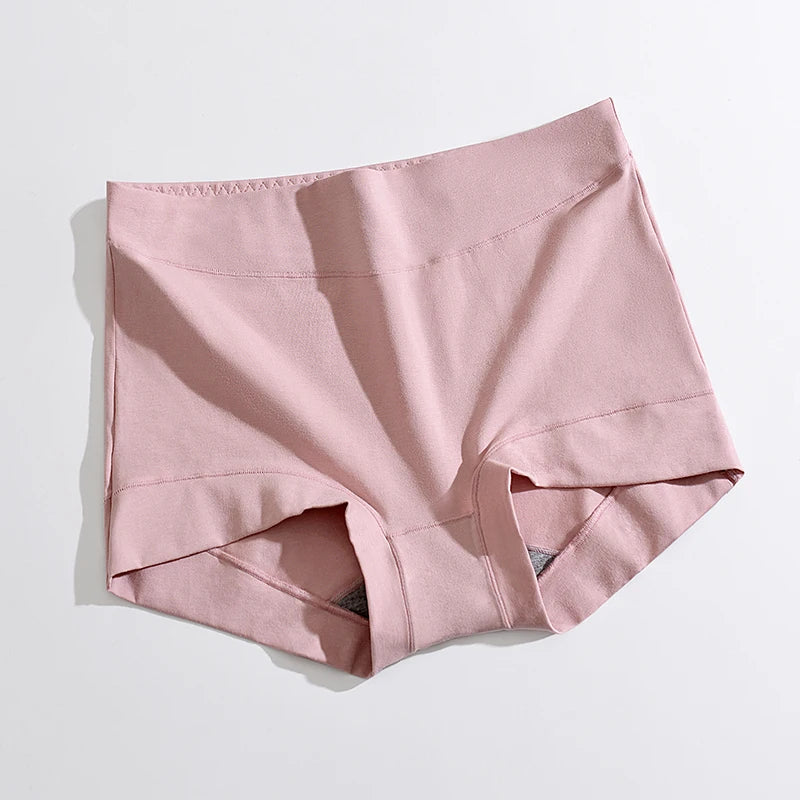 Cotton High Waist panties soft Women's Underwear Plus size Boxer Panties Girls Safety Briefs Antibacterial Lingerie Comfort Unde