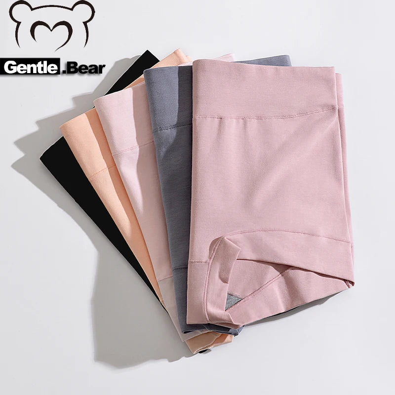 Cotton High Waist panties soft Women's Underwear Plus size Boxer Panties Girls Safety Briefs Antibacterial Lingerie Comfort Unde