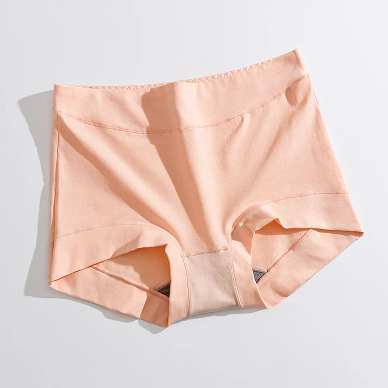 Cotton High Waist panties soft Women's Underwear Plus size Boxer Panties Girls Safety Briefs Antibacterial Lingerie Comfort Unde