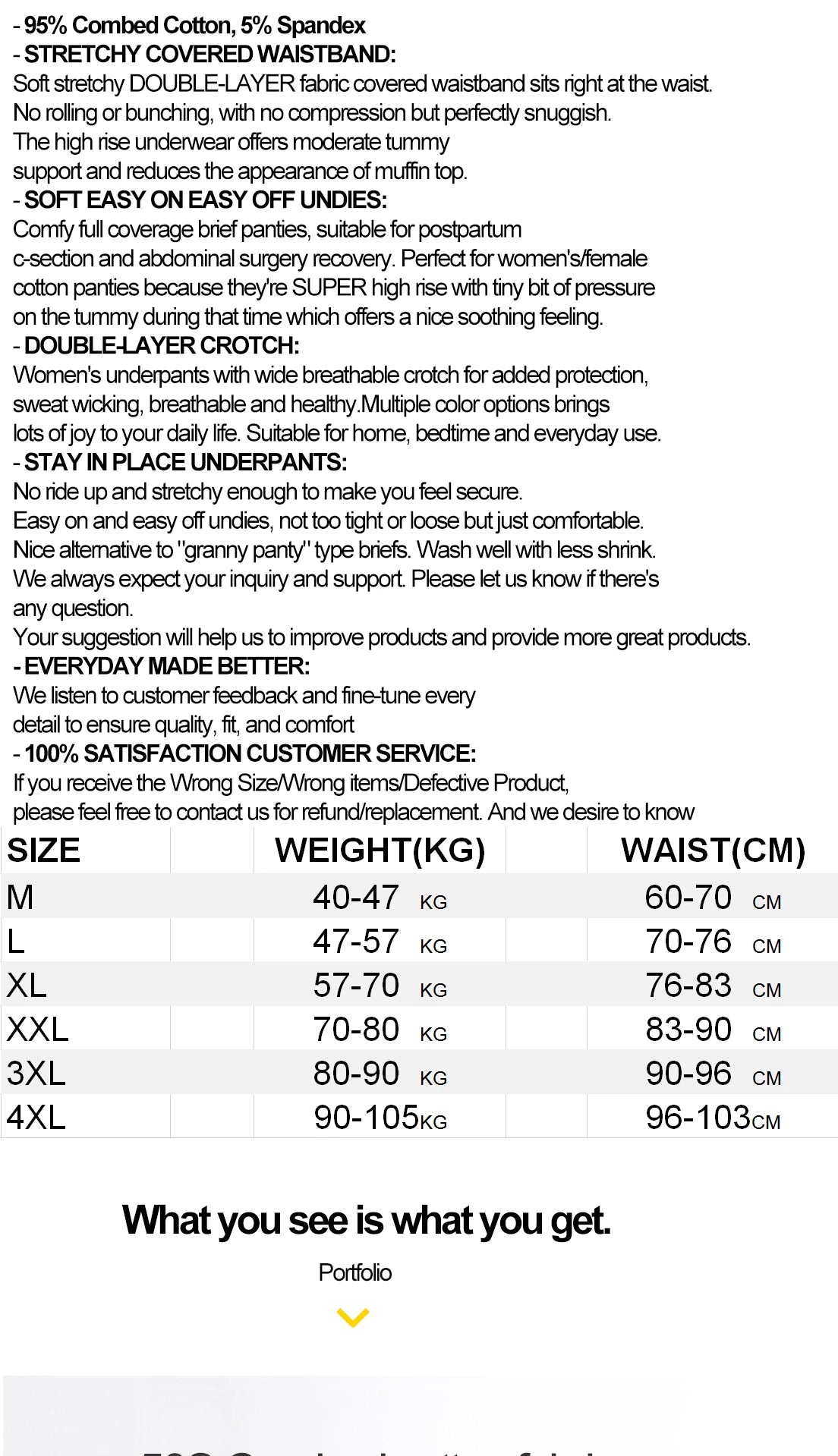 Cotton High Waist panties soft Women's Underwear Plus size Boxer Panties Girls Safety Briefs Antibacterial Lingerie Comfort Unde