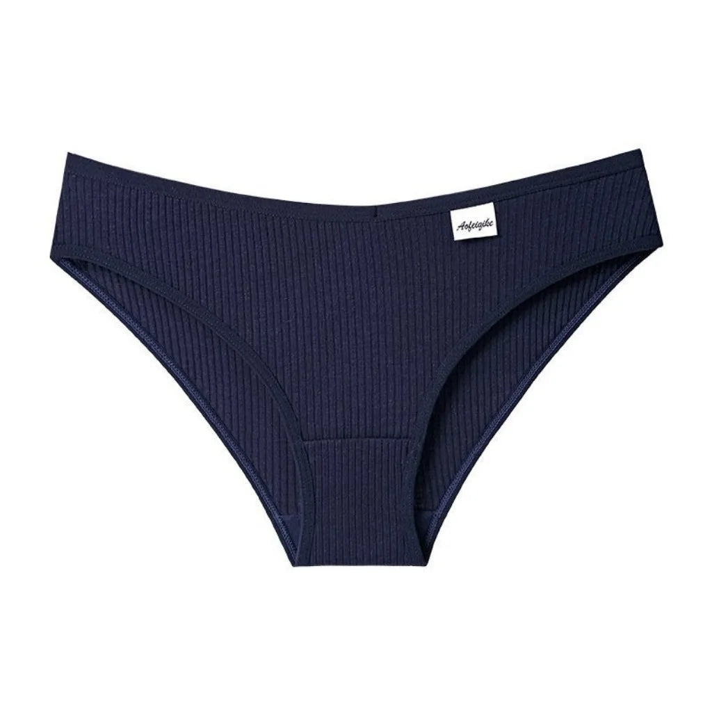 4 Cotton Underwear for Woman Antibacterial Seamless Panty Comfortable Breathable Deep V Plus Size Panties S-XXL