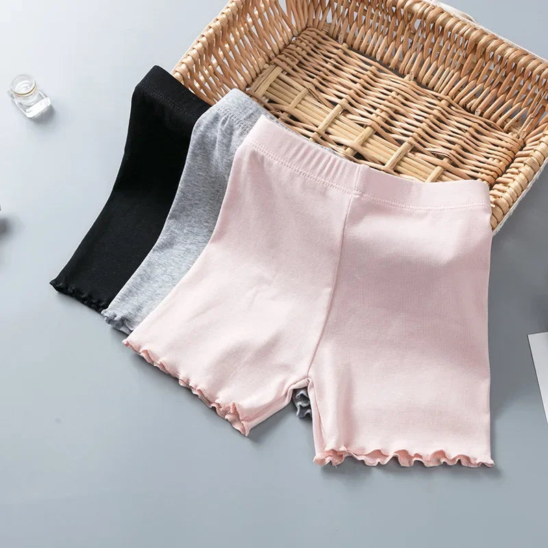 Cotton Girls Short Safety Pants Top Quality Cute Kids Shorts Underwear Children Summer Girl Underpants for 2-12 Years Old