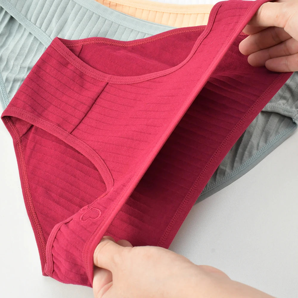 Pure Cotton Underwear Panties For Women Heart Briefs Female Triangle Underpants Woman Soft Panti Intimate sexy Lingerie Panty