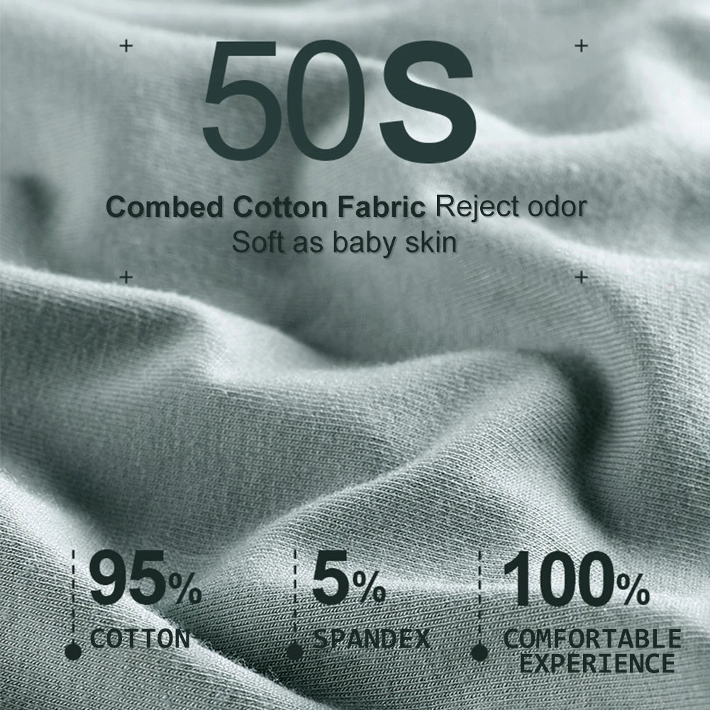 5 Pack Women's Cotton High Waisted Underwear - Tummy Control & Butt Lift, Graphene Antibacterial, Breathable Comfort, No Ride Up