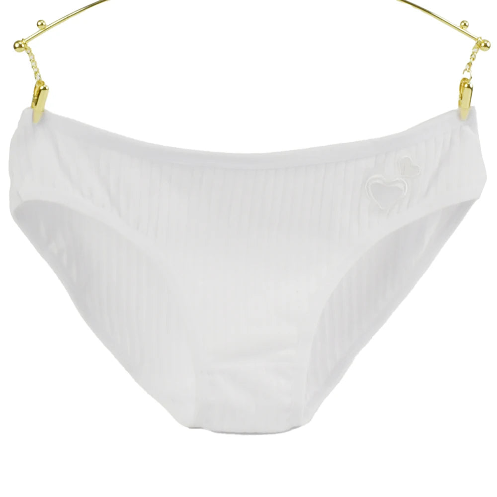 Pure Cotton Underwear Panties For Women Heart Briefs Female Triangle Underpants Woman Soft Panti Intimate sexy Lingerie Panty