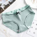Cotton Underwear Women Briefs Thread Comfortable Breathable Princess Bow Sexy mid-waist Solid Color Women Briefs SYTa002