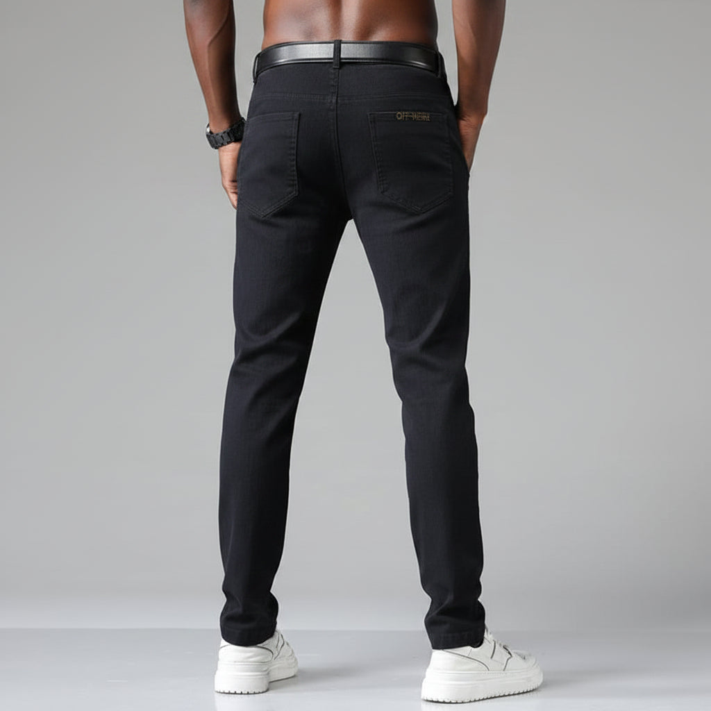 Men's Casual Loose Fit Straight Leg Jeans