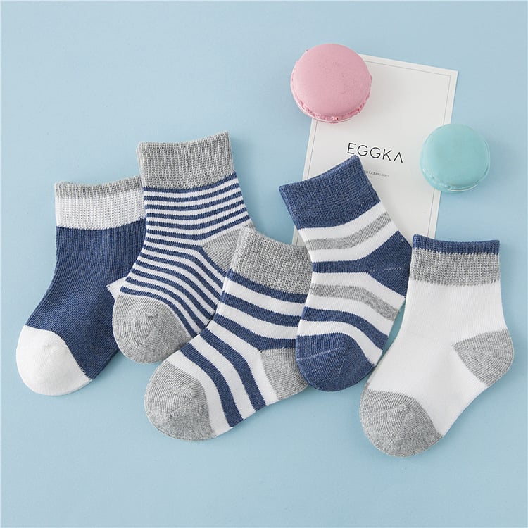 Children's Winter Cotton Striped Socks