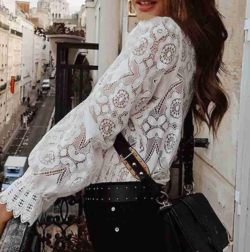 Loose White Cotton Linen Long Sleeve Shirt