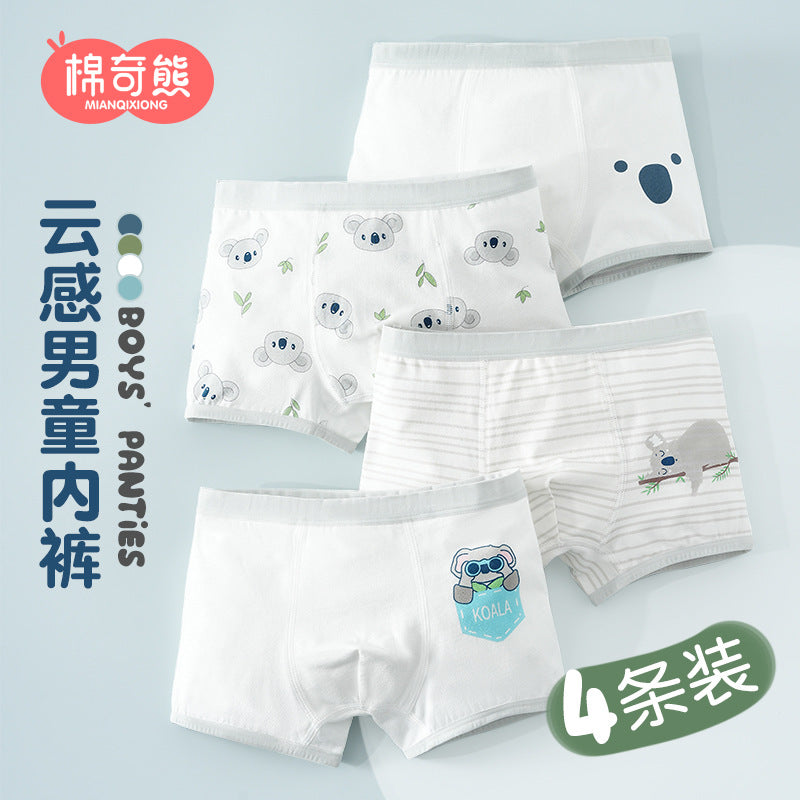 Cozy 100% Cotton Kids' Boxers for Cool Weather