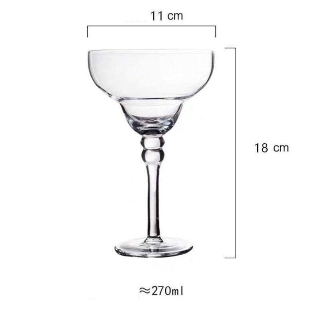 Handmade Colorful Margarita Wine Glasses for Parties