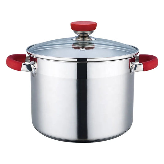 Wholesale Customization Multi-function Cookware Set Stainless Steel Stockpot With Colander Steamer
