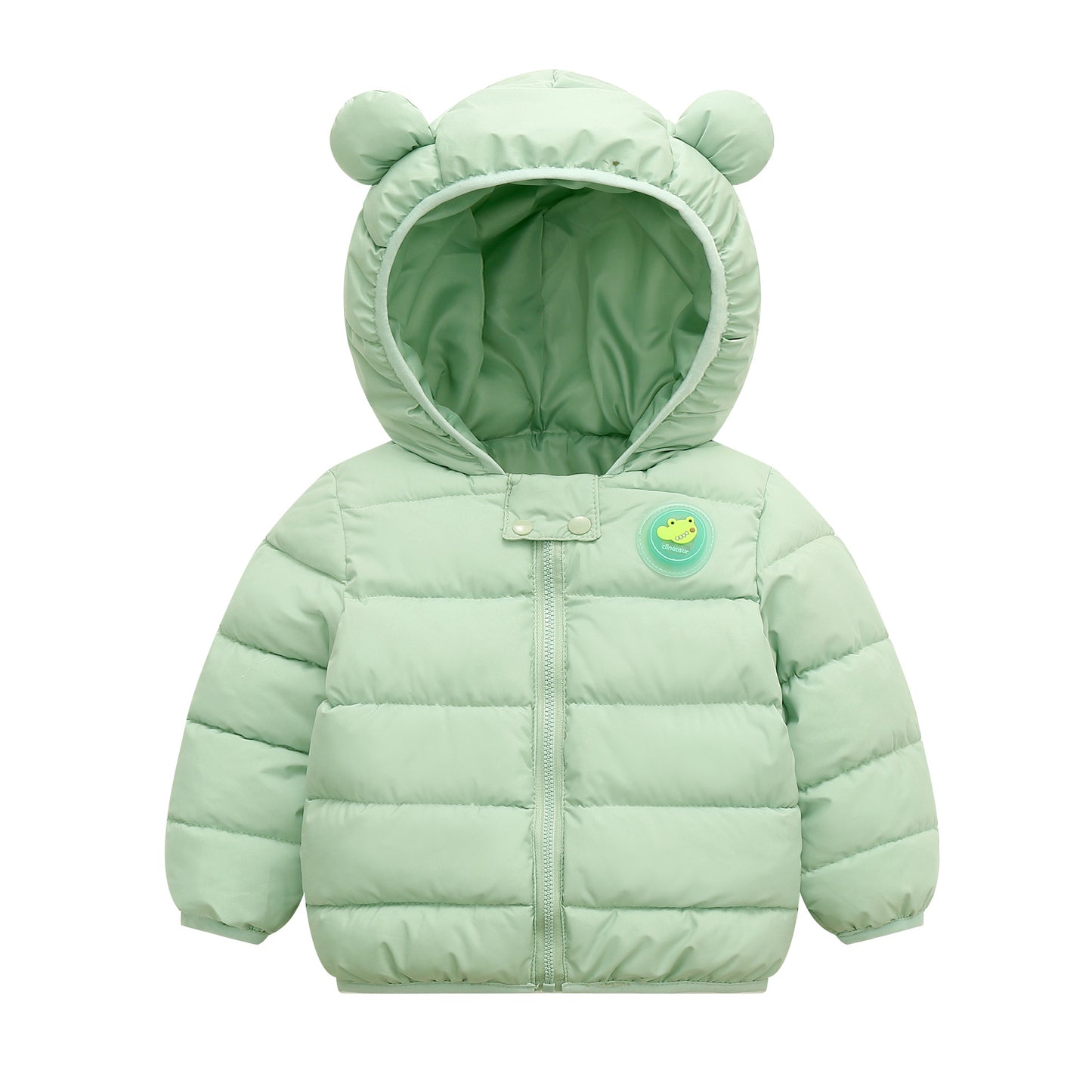 Thickened Cotton Padded Jacket for Kids' Warmth