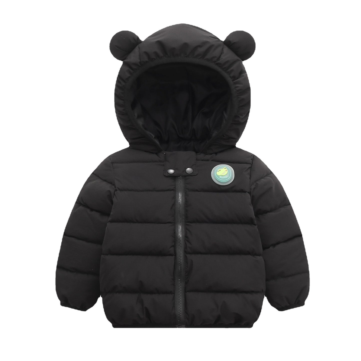 Thickened Cotton Padded Jacket for Kids' Warmth