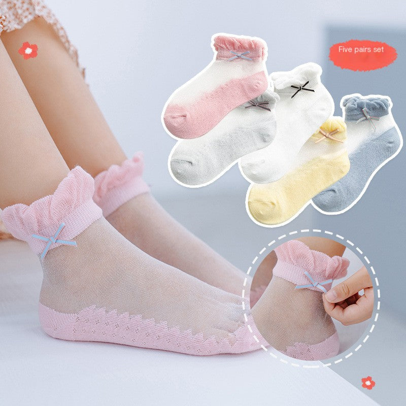 Breathable Cotton Summer Socks for Children