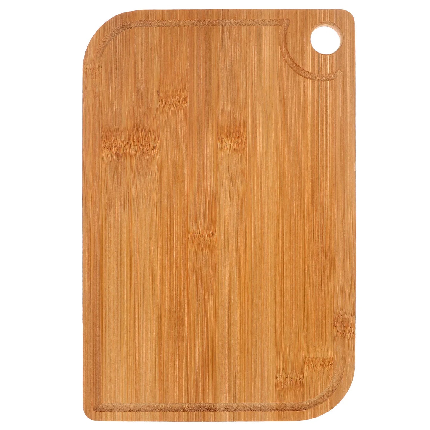 Large Bamboo Cutting Board Dual-Sided Smooth Surface Chopping Board for Kitchen Use with Juice Groove Vegetable Fruit Meat